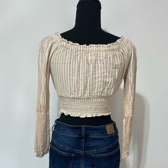 Aeropostale Crop Top Long Sleeve Sz Med - Picture 3 of 8